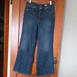 J. Crew Button Fly Wide Leg Jeans